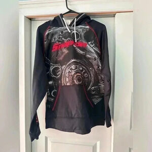 SNAP ON TOOLS MEN S Hooded SWEATSHIRT PULLOVER HOODIE Engine Gears ONE OF A KIND